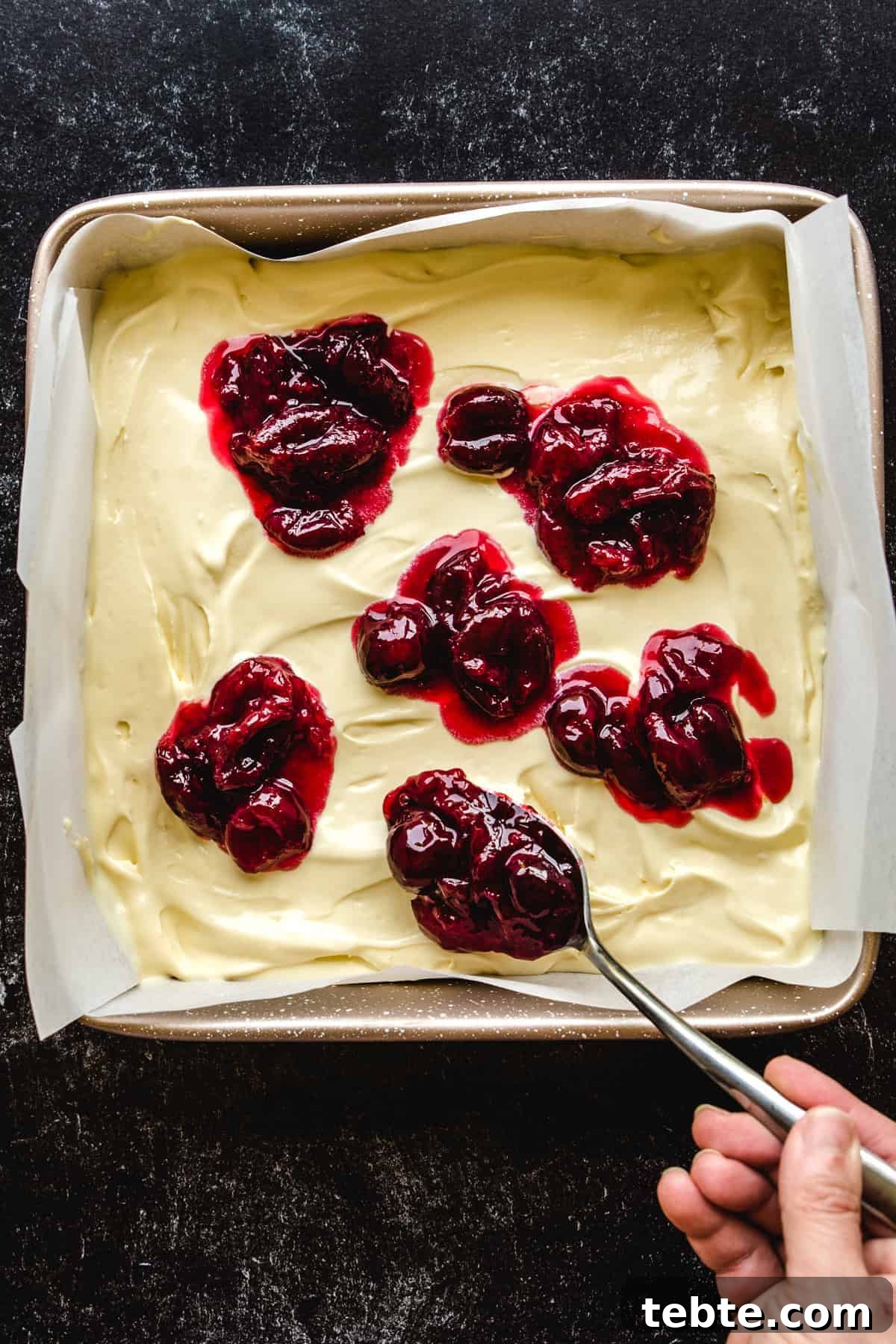 Adding bourbon bing cherries to your ice cream base makes this a delicious dessert