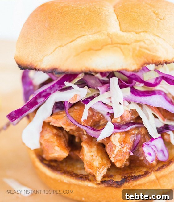 Instant Pot Buffalo Chicken Sandwich Recipe for Spicy Sandwiches 2 Instant Pot Buffalo Chicken Sandwich