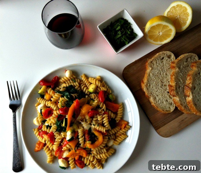 delicious Roasted Red Pepper Pasta