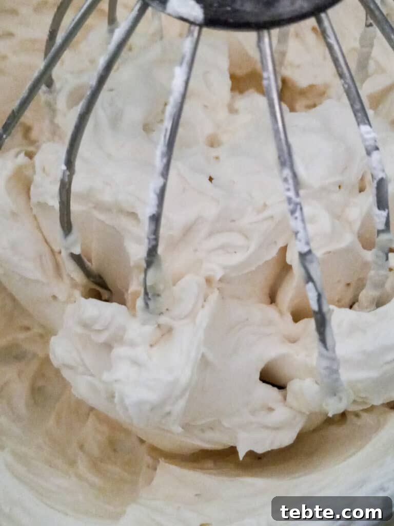 Classic Old-Fashioned Cherry Dessert Recipe 5 bowl of cream cheese and whipped cream filling