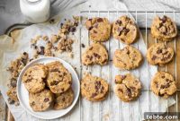 Coffee Chocolate Chunk Shortbread Cookies