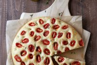 Roasted Tomato Focaccia with Garlic and Rosemary