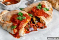 Vegan Calzones with Homemade Vegan Pizza Dough