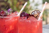 Roasted Cherry Gin Soda: Sparkling Cocktail Recipe
