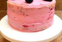 Rustic Naked Marionberry Layer Cake