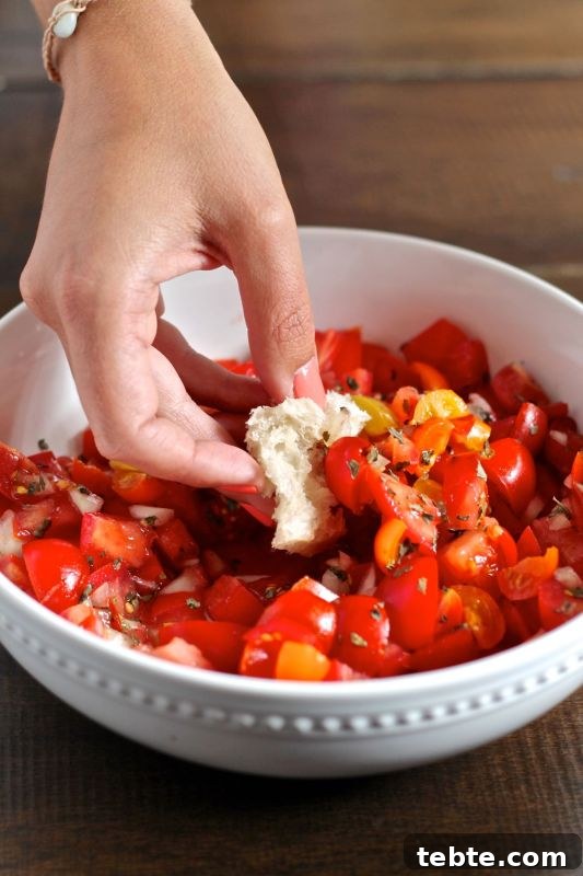 Tomato Dip Recipe for a Farm-to-Table Dinner Party 2 Fresh Tomato Dip Recipe via The Kittchen