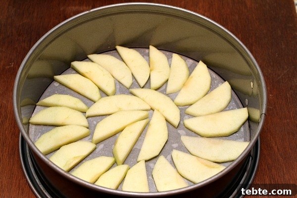 Making an Apple Pie Cake 