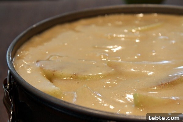 Making an Apple Pie Cake 