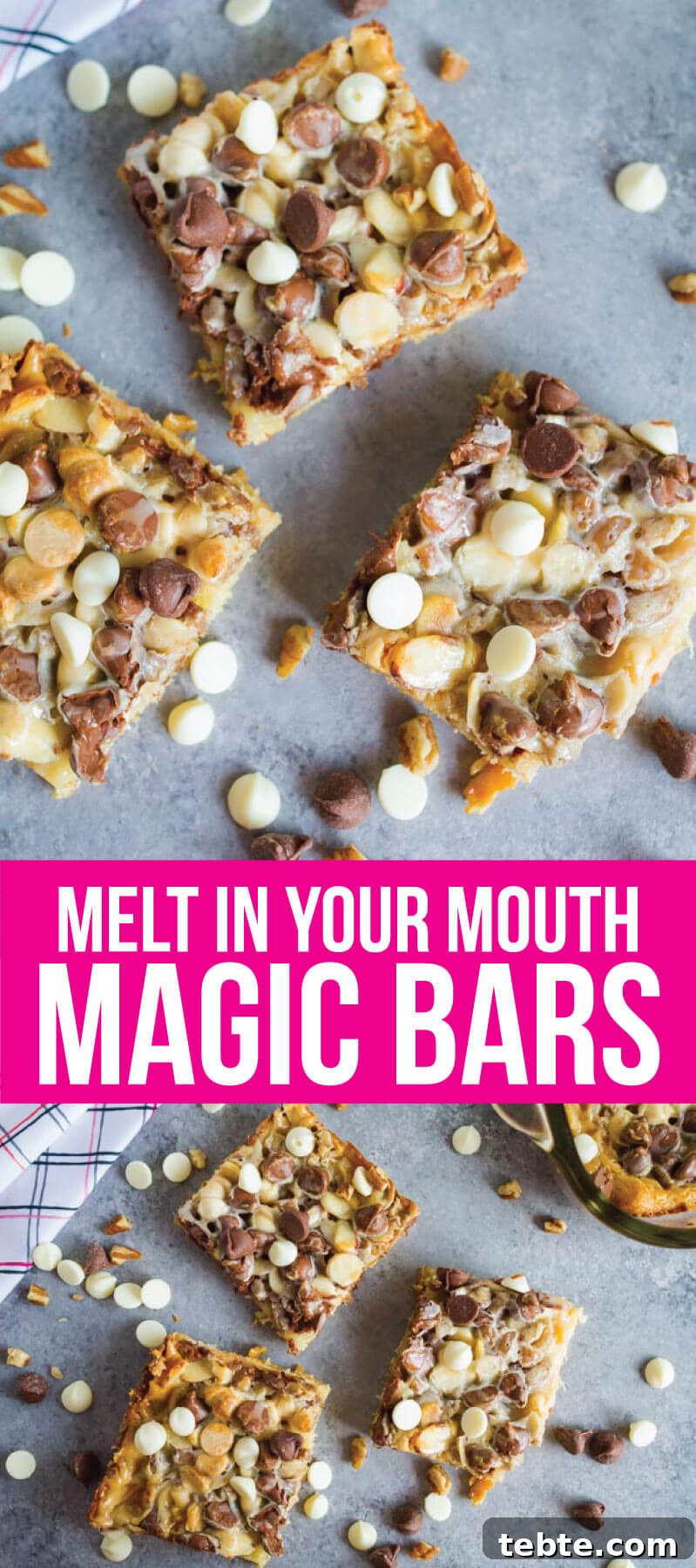 Irresistible Melt in Your Mouth Magic Bars Recipe 2 Melt In Your Mouth Magic Bars - you only need a few ingredients to make this amazing dessert. www.thirtyhandmadedays.com