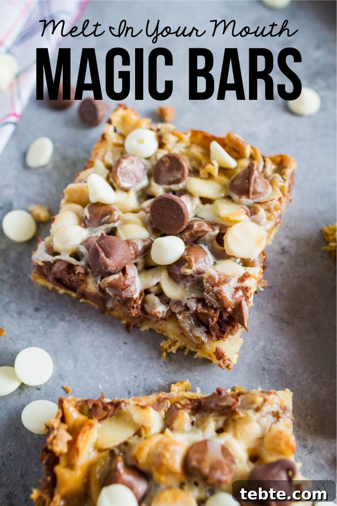 Irresistible Melt in Your Mouth Magic Bars Recipe 3 Melt In Your Mouth Magic Bars - you only need a few ingredients to make this amazing dessert. from www.thirtyhandmadedays.com