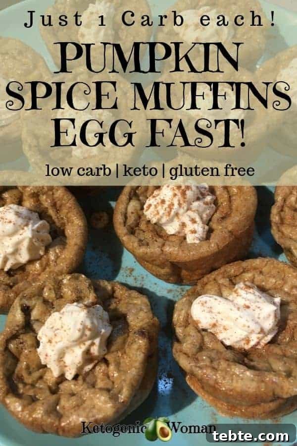 Keto Egg Fast Pumpkin Spice Muffin Recipe