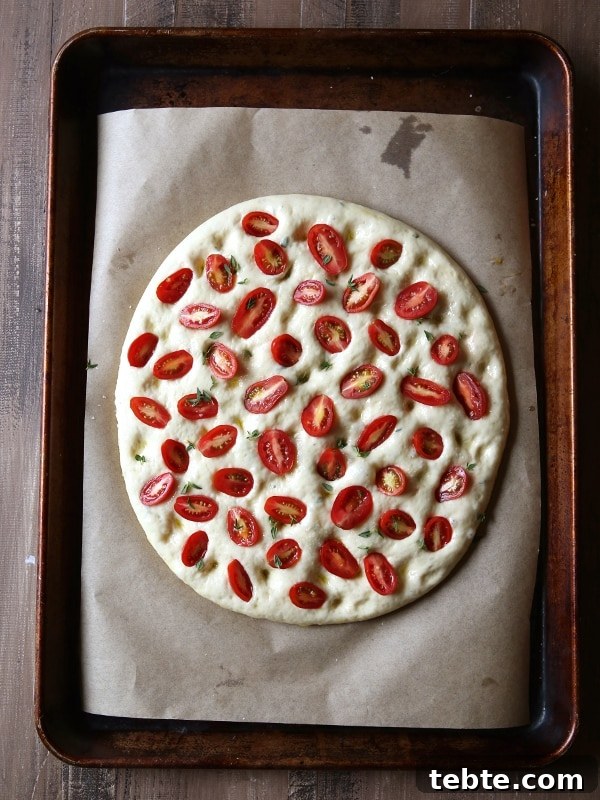 Roasted Tomato Focaccia with Garlic and Rosemary 5 Roasted Tomato Focaccia Bread | completelydelicious.com