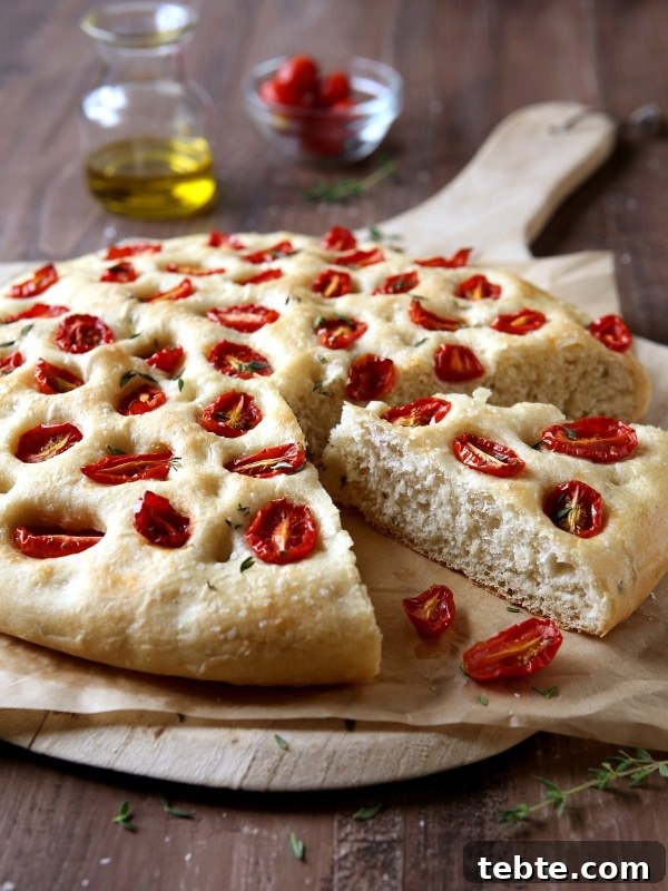 Roasted Tomato Focaccia with Garlic and Rosemary 6 roasted tomato focaccia 4