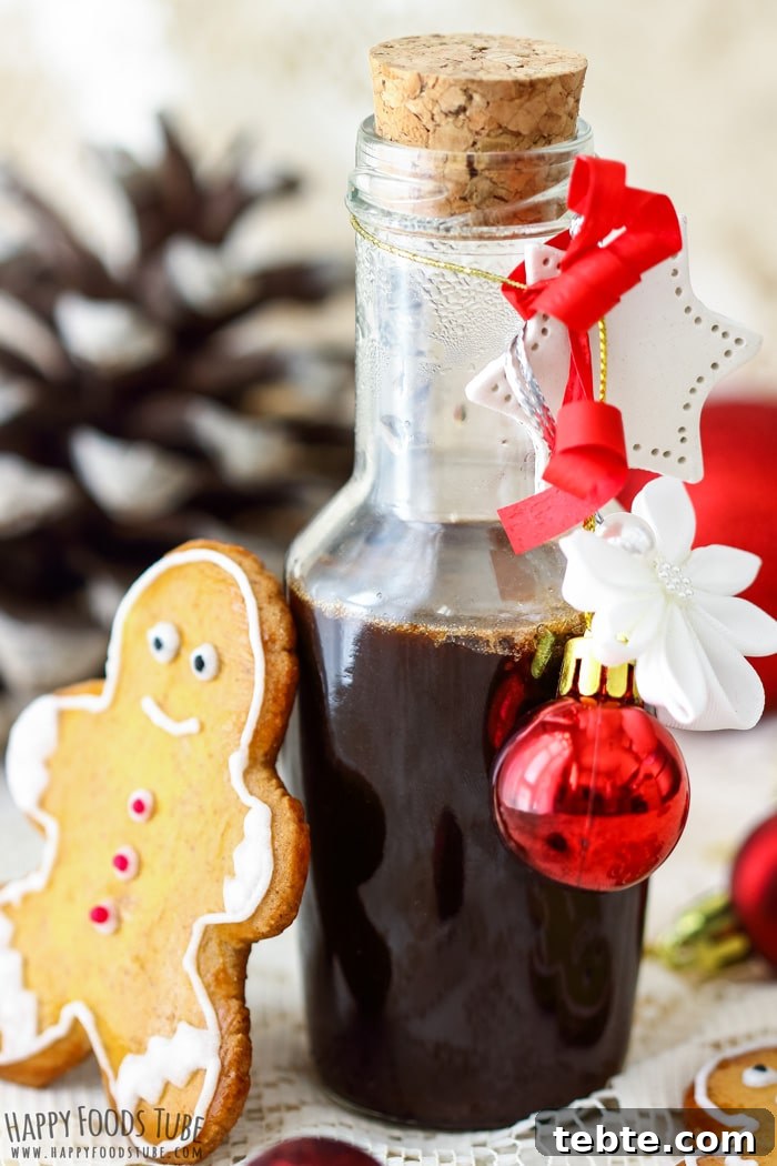 Homemade Gingerbread Syrup Holiday Picture Homemade Gingerbread Syrup Holiday Picture