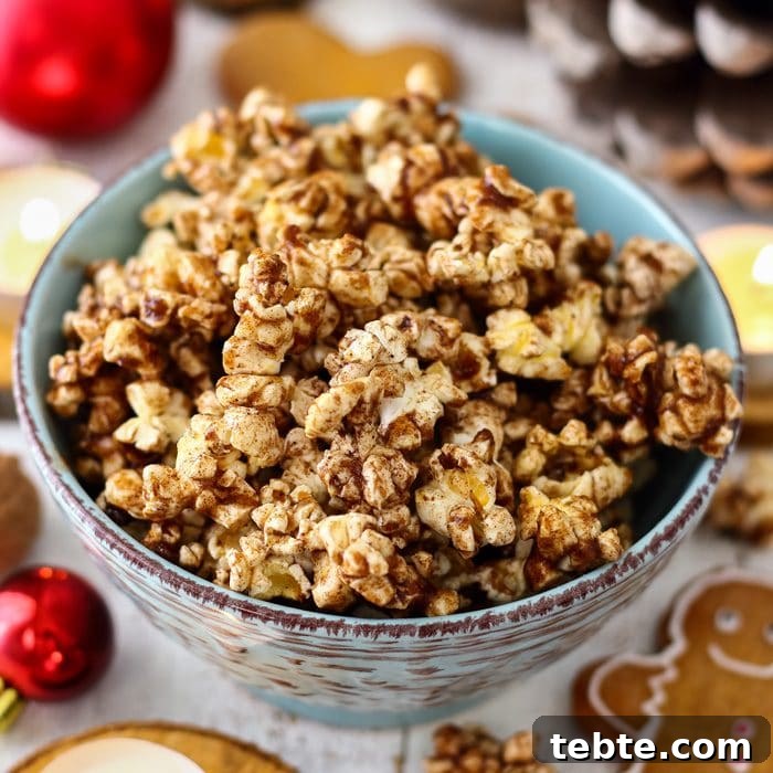 How to Make Gingerbread Syrup for Coffee and Cocktails 3 Gingerbread Popcorn Image