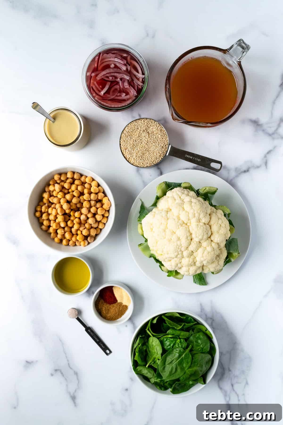 Crispy Roasted Cauliflower Bowl Recipes 3 Roasted Cauliflower Bowls Ingredients.