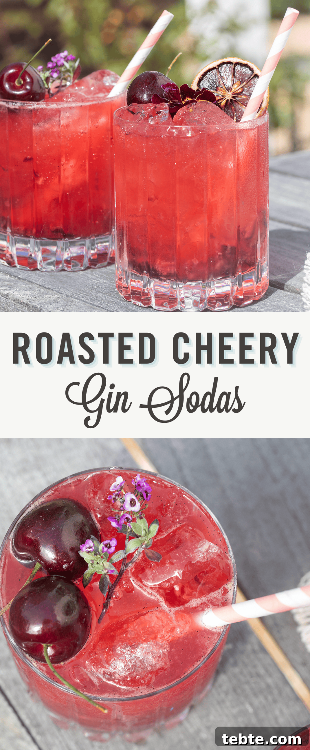 Roasted gin sodas made with fresh lemon juice and soda water.