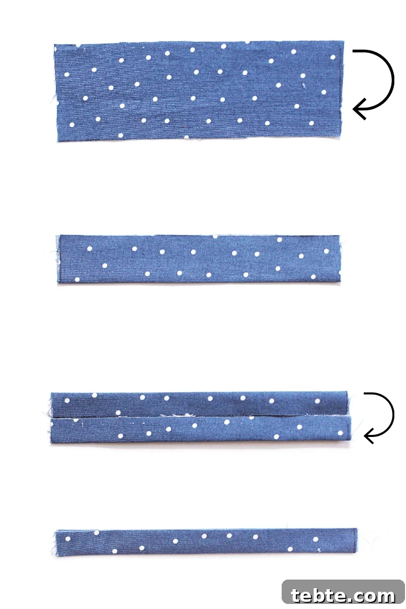 Sew a Drawstring Backpack: Step-by-Step Photo Tutorial 5 fabric folding and cutting directions