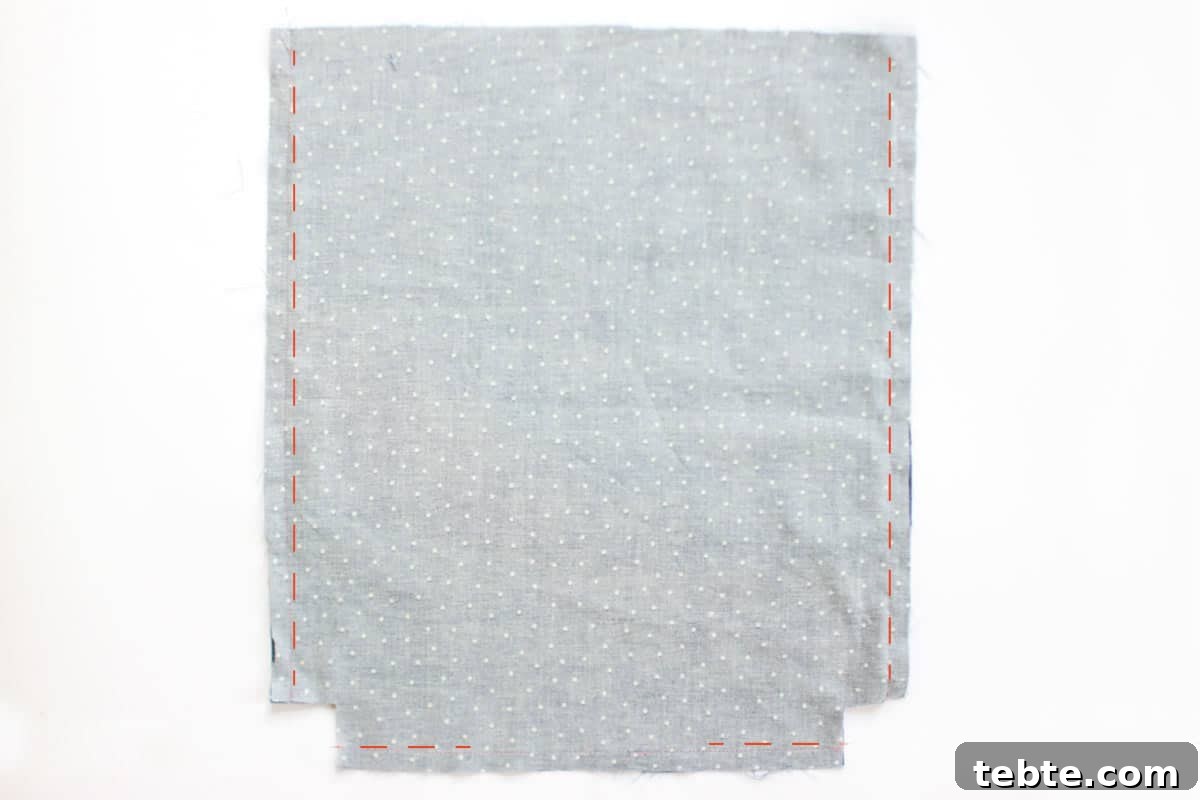 Sew a Drawstring Backpack: Step-by-Step Photo Tutorial 6 sewing instructions and directions
